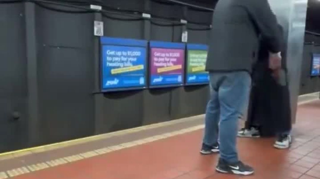 Man Pushed onto Tracks by Homeless Squatter as Train Approaches – Man Dies Instantly