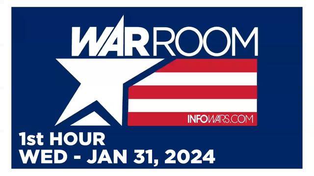 WAR ROOM [1 of 3] Wednesday 1/31/24 • OMG JAMES O'KEEFE - WHITE HOUSE INSIDER JOE BIDEN IS SHOT