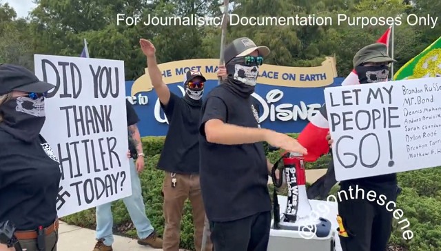 ORLANDO, FLORIDA: Jew-Hating Neo-Nazi Protesters at Disney World - Dr. Rich Swier