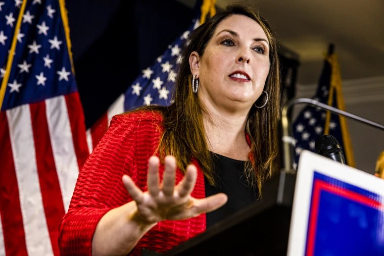 BREAKING: RNC Chair Ronna McRomney RESIGNS After Trump Calls Her Out on LIVE TV – Potus Toast