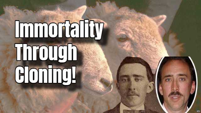Celebrity Immortality and Human Cloning! - Spreely TV