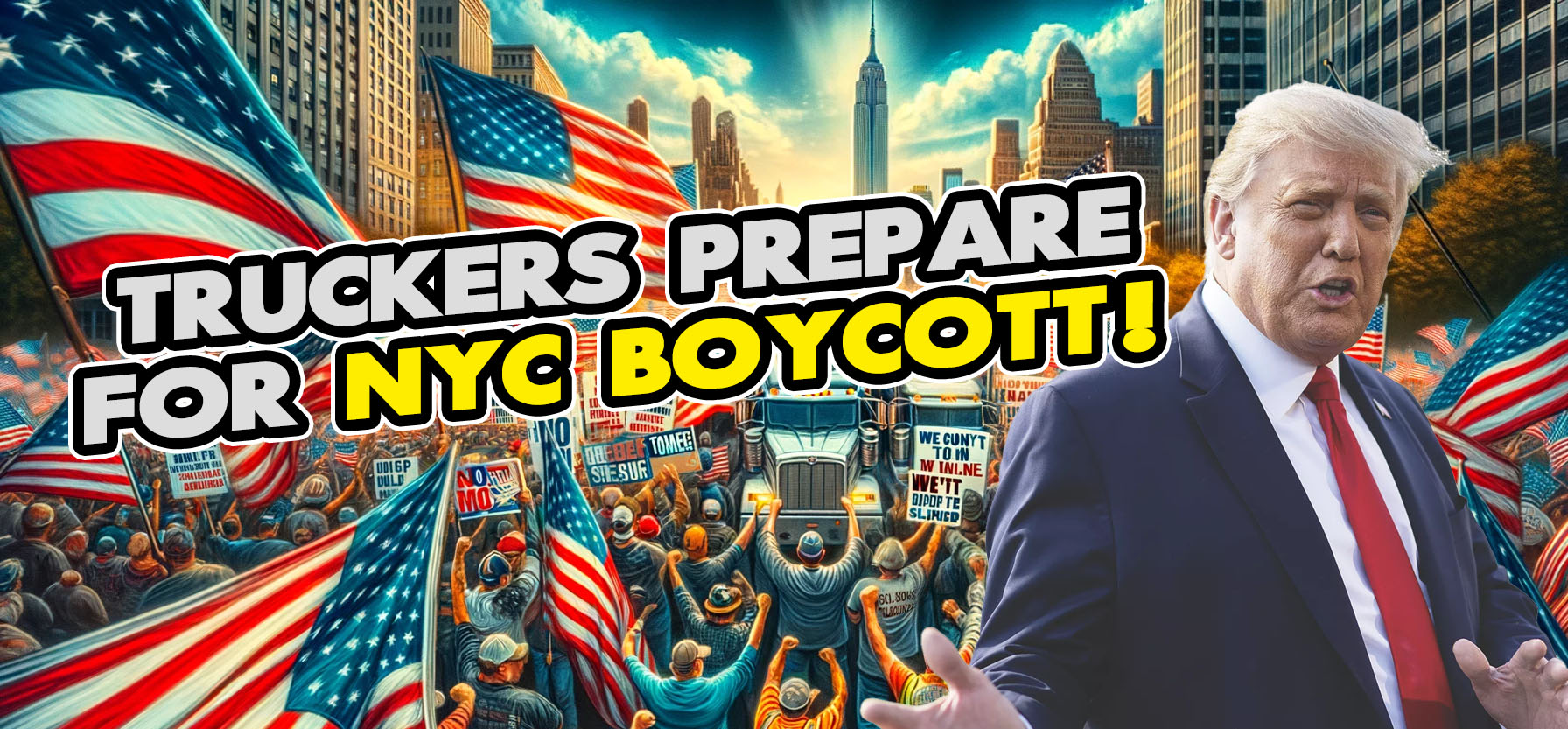 Truckers Threaten Delivery Boycott: Unpacking the Intersection of Politics and Business – THE DUM NEWS