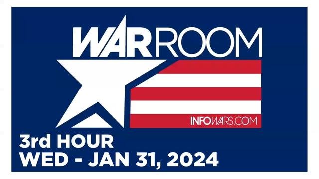 WAR ROOM [3 of 3] Wednesday 1/31/24 • TRENISS EVANS: J6 FBI COVER-UPS, ENTRAPMENTS & CORRUPTION