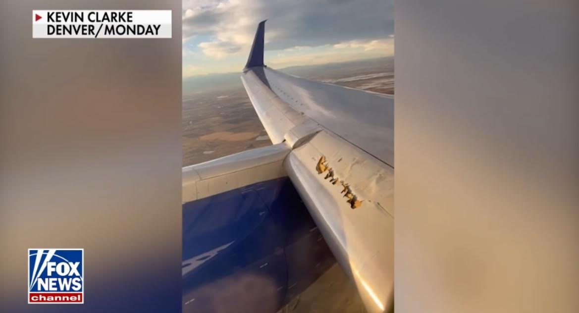 Boston-Bound Flight Makes Emergency Landing After Wing Falls Apart Mid-Air (VIDEO) | The Gateway Pundit | by Cristina Laila