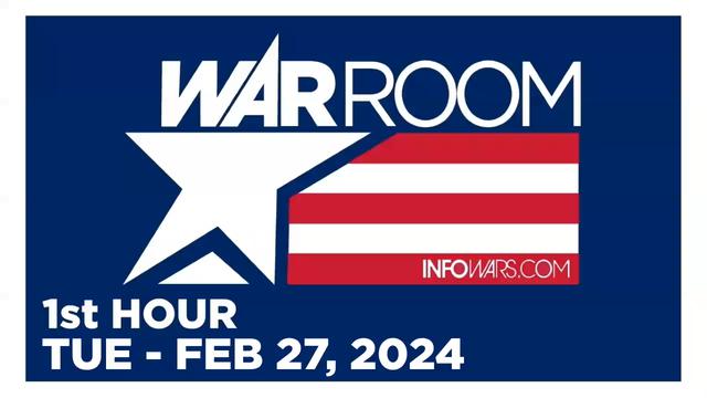WAR ROOM [1 of 3] Tuesday 2/27/24 • FANI & WADE HEARING WITH (I DON'T RECALL) BRADY • Infowars