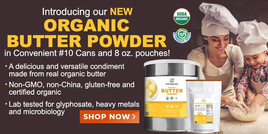 Introducing our New Organic Butter Powder in Long-term Storable #10 cans