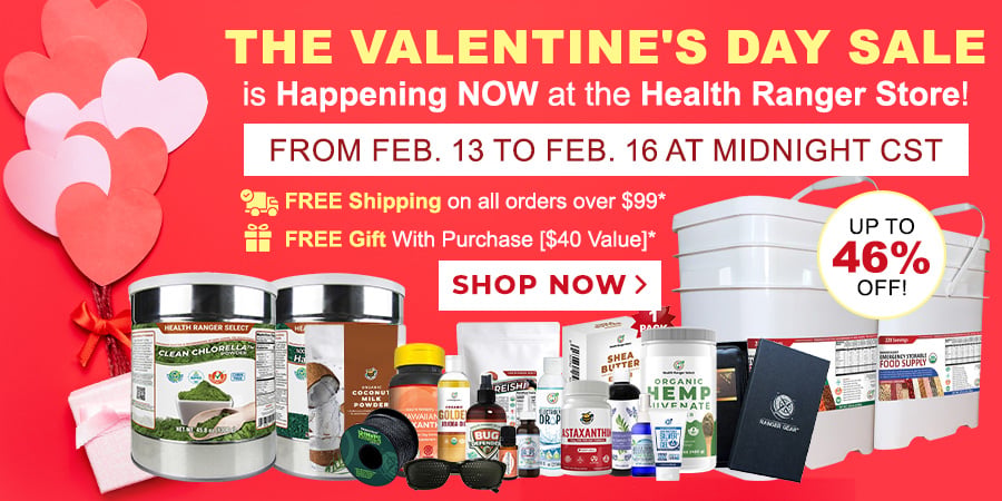 The Health Ranger Store's Valentine's Day Event Begins Now