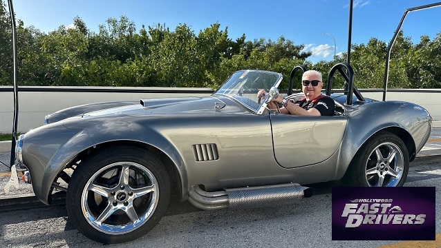 What does a real MAN do on vacation? He drag races in a Shelby Cobra GT! - Dr. Rich Swier