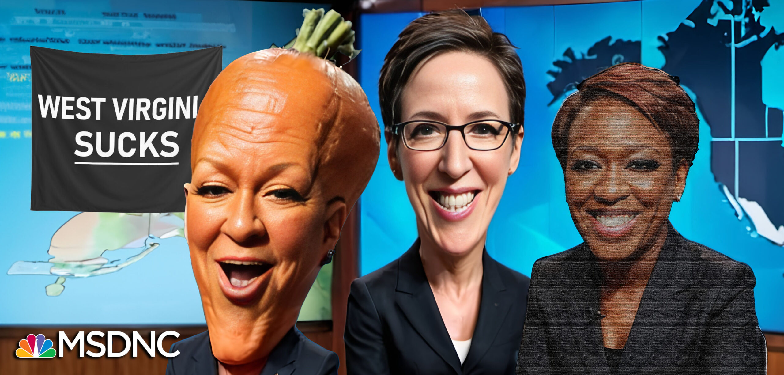 Bordering on Absurdity: The Satirical Saga of Maddow, Psaki, and the Single Brain Cell – THE DUM NEWS