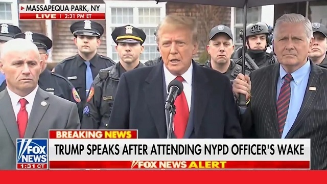 WATCH: President Trump speaks at the wake of NYPD Officer Jonathan Diller - Dr. Rich Swier