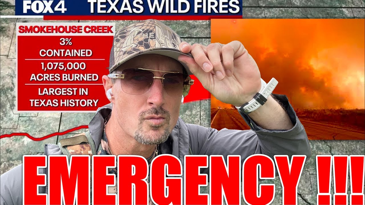 EMERGENCY !!!! TEXAS PANHANDLE WILDFIRES !!!! NUCLEAR FACILITY SHUTDOWN !!! (Breaking News) - YouTube