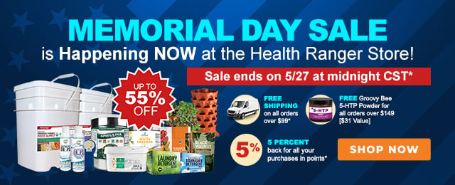 Health Ranger Store Memorial Day Event Starts Now