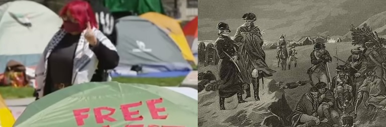 Quite a Difference: Washington’s Troops, Today’s University Protesters – Striker Journal
