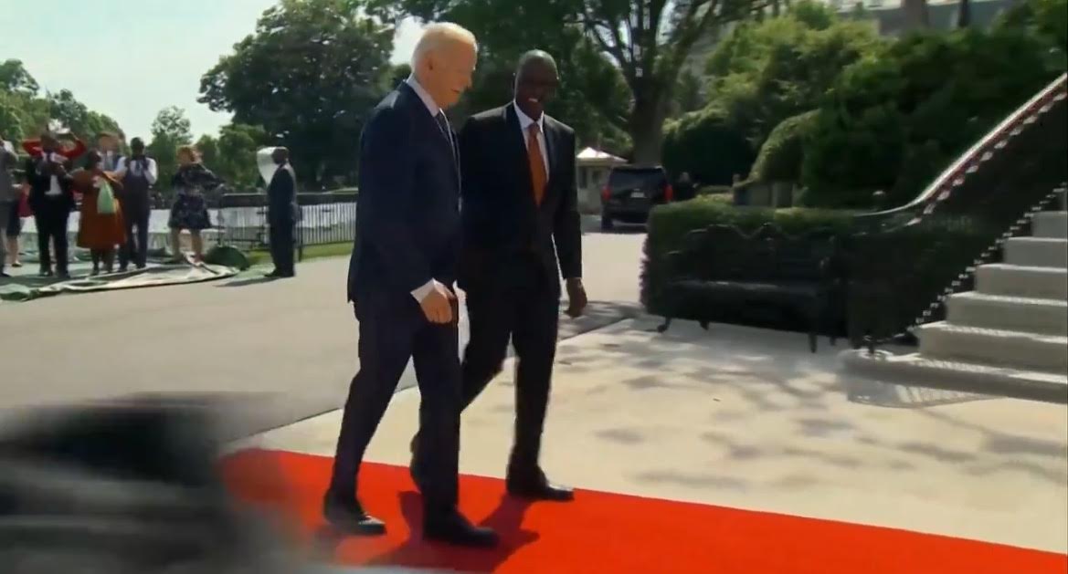 Joe Biden Sounds Like a 4-Year-Old During Exchange with Reporter as Kenyan President Arrives to White House (VIDEO) | The Gateway Pundit | by Cristina Laila