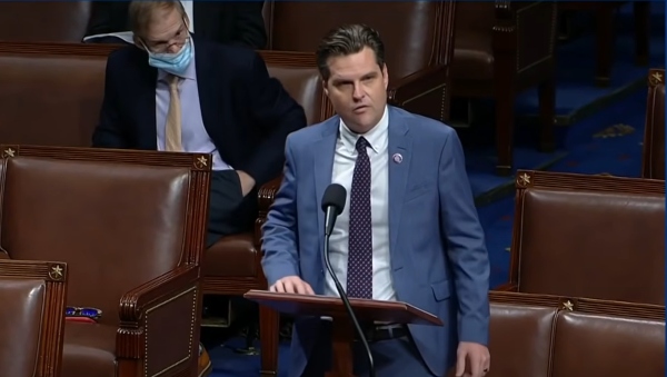 Rep. Gaetz calls for investigation into allegations that federal agencies purposely hid information from Trump
