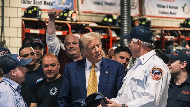 FIREFIGHTERS TO TRUMP: 'Sir, Save Us Please!' ... 'You gotta win!' - Dr. Rich Swier