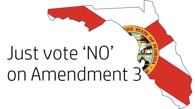 FLORIDA: Just Vote ‘NO’ on Amendment 3 — Significant Costs to Voters - Dr. Rich Swier