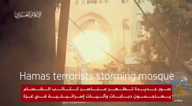 WATCH: Al-Jazeera films Hamas terrorists storming mosque, then deletes the video! - Dr. Rich Swier