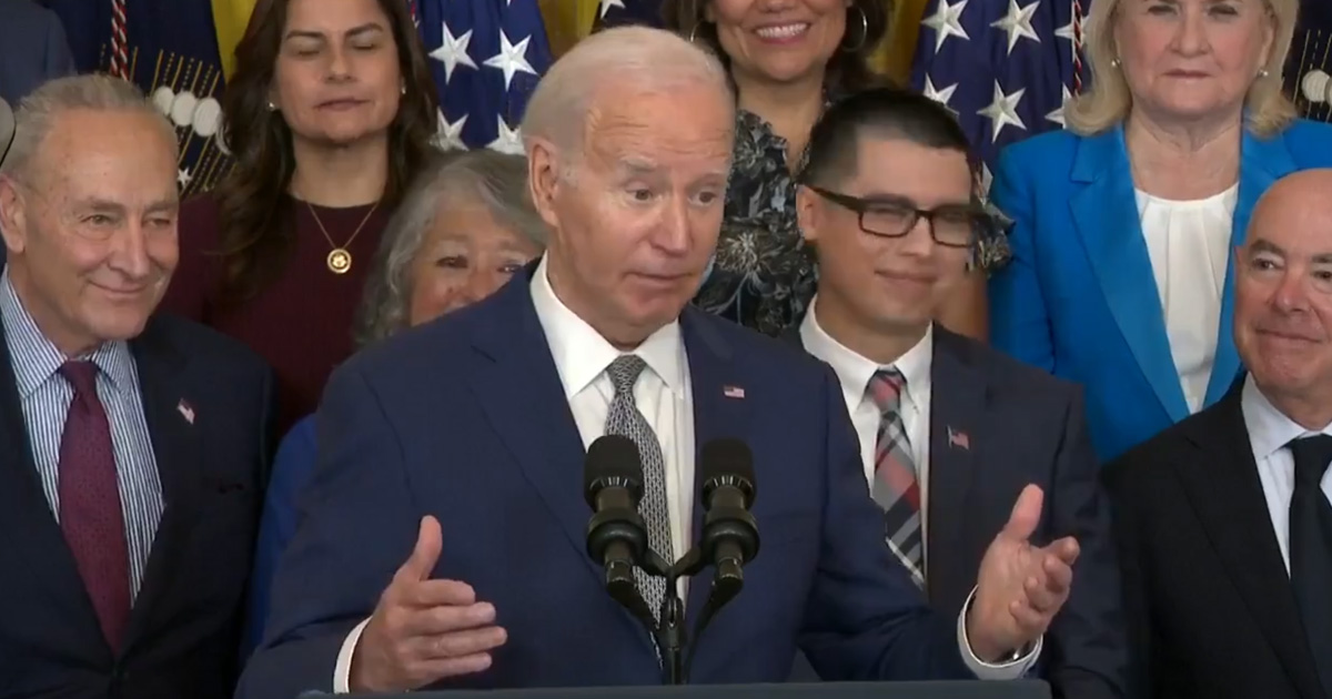 Biden Mumbles Gibberish During Amnesty Speech, Says American People 'Don't Understand A Lot' About The Border - Valiant News