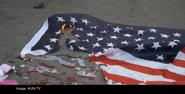 Muslims Burn American Flags in NYC on Independence Day - Dr. Rich Swier