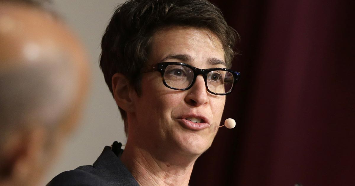 Rachel Maddow & MSNBC Hosts Hit with $30 Million Lawsuit for Smearing Doctor with 'Verifiably False' Claims - Slay News