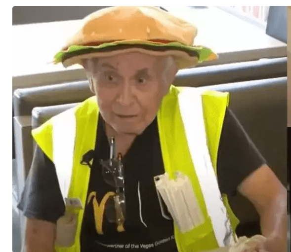 82-Year-Old McDonald’s Worker Gets Big Surprise – Finish The Race