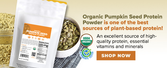 Stock up on Organic Pumpkin Seed Protein Powder for your emergency preparedness cache!**