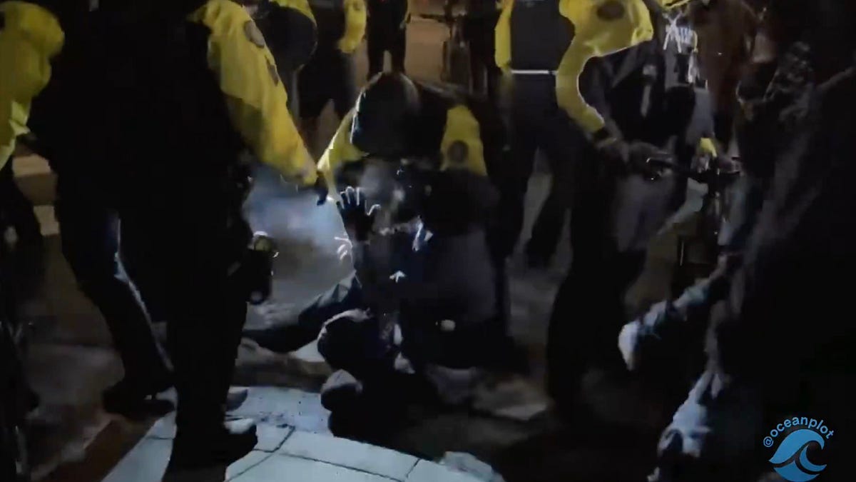 EXCLUSIVE: Violent Suspect Arrested at Portland Antifa ICE Riot Is a Registered Sex Offender