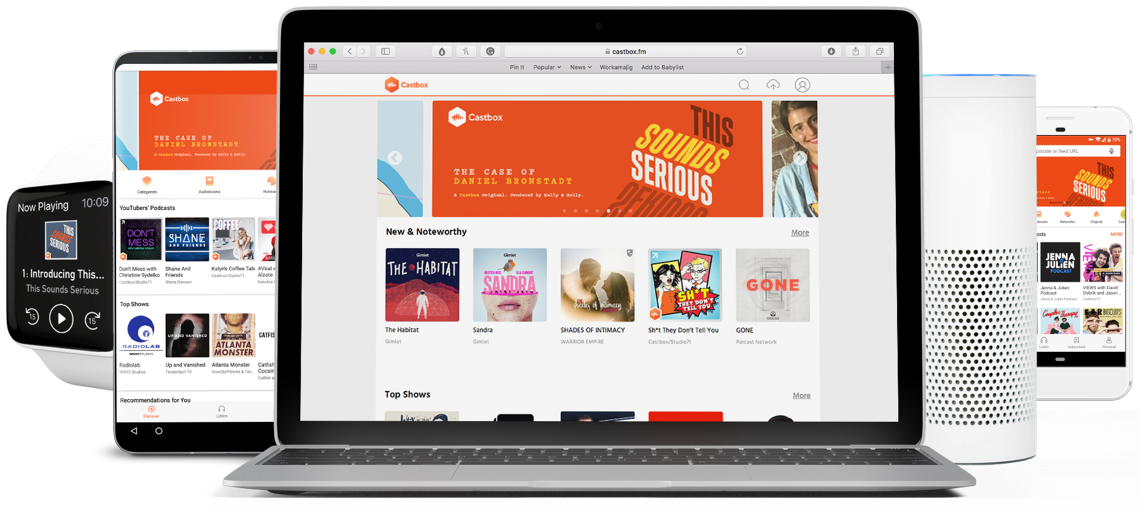 Best free podcast app for Apple iOS and Android | Let words move you