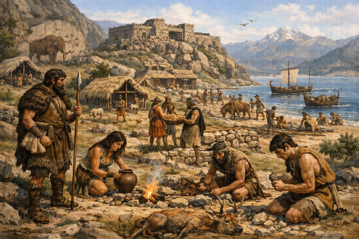 Region and First Inhabitants :: all at once