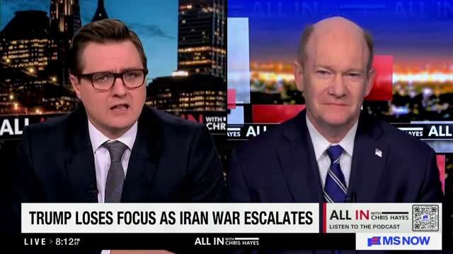 Sen. Coons: Amid the Rising Costs of the Iran War to Average Americans, It’s ‘Alarming’ That We Have a President Who’s Easily Distracted by Shiny Objects