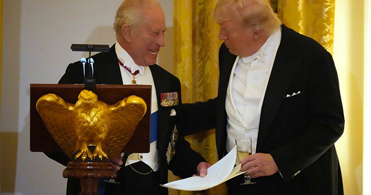 King Charles Presents Trump HMS Trump Bell, Reinforcing Alliance - The Joe Messina Show