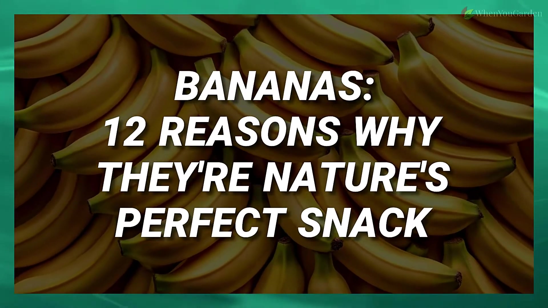 Benefits of Bananas You Should Know! - Brighteon.com
