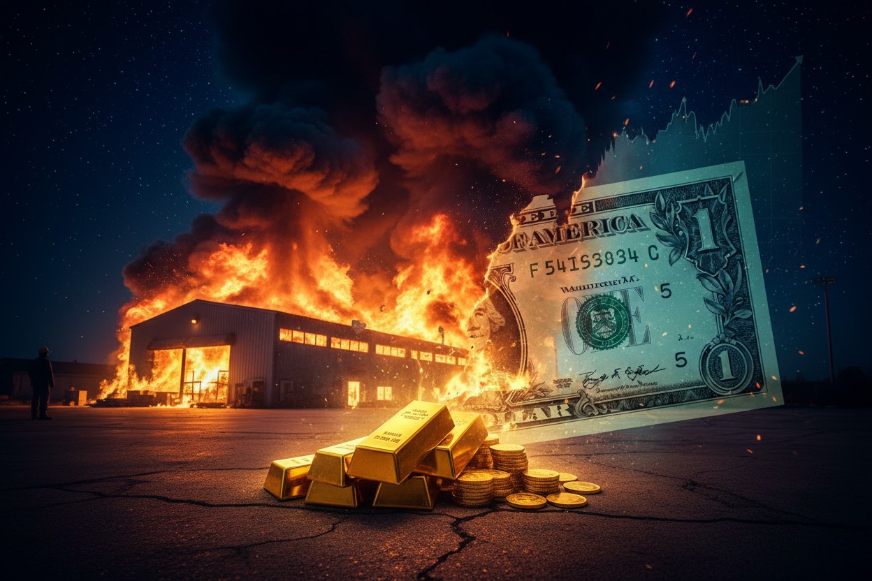 Why Warehouses Will Keep Burning: The Real Poverty is Caused by Government Money Printing