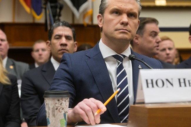 Hegseth Orders Congress Fund Epic Fight Against Iran Now