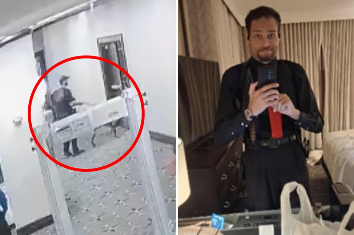 K-9 appears to sniff out White House Correspondents Dinner gunman Cole Allen — but gets pulled back