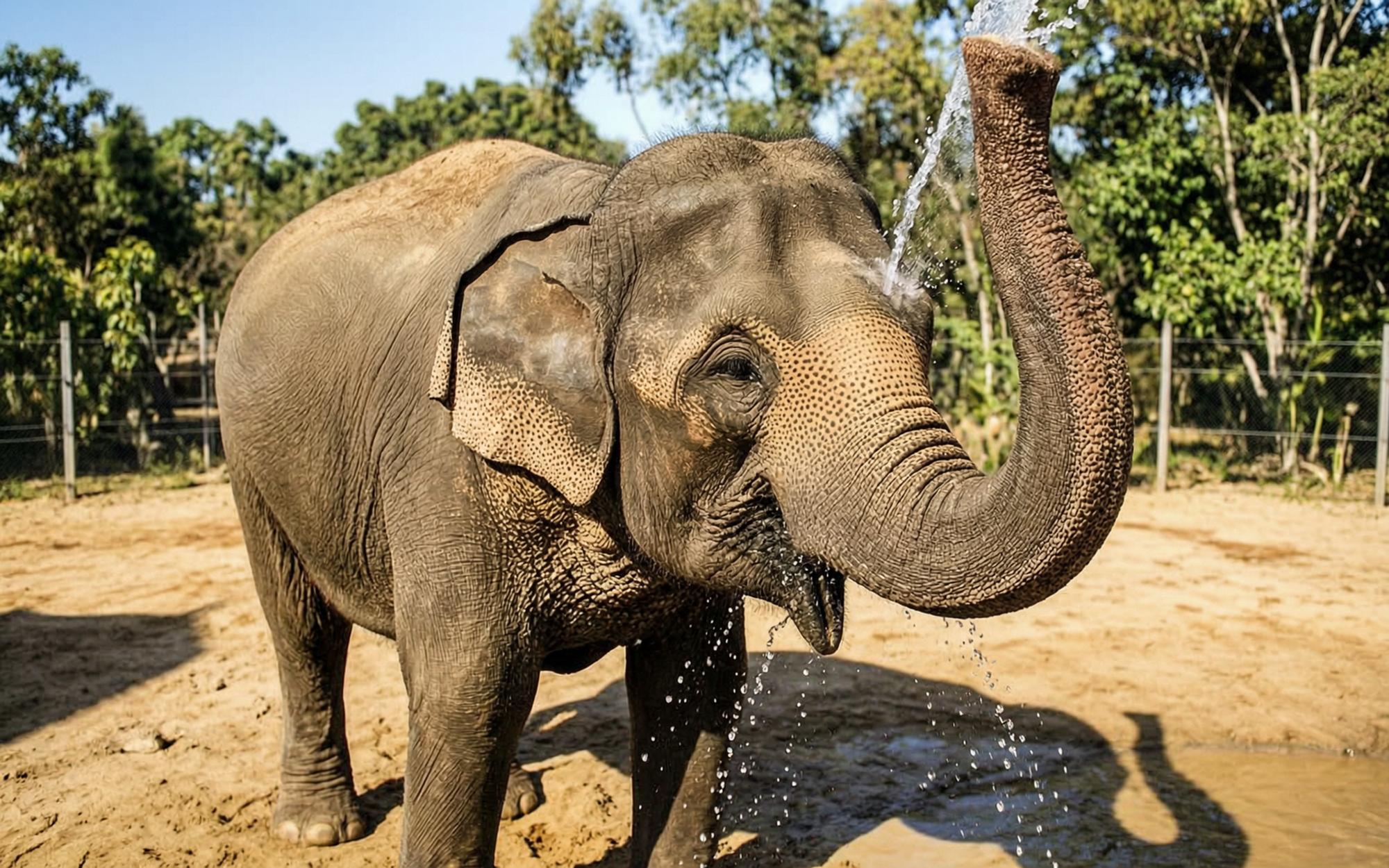 Elephant Urinates Right Next to the Press at Texas GOP Convention [WATCH]