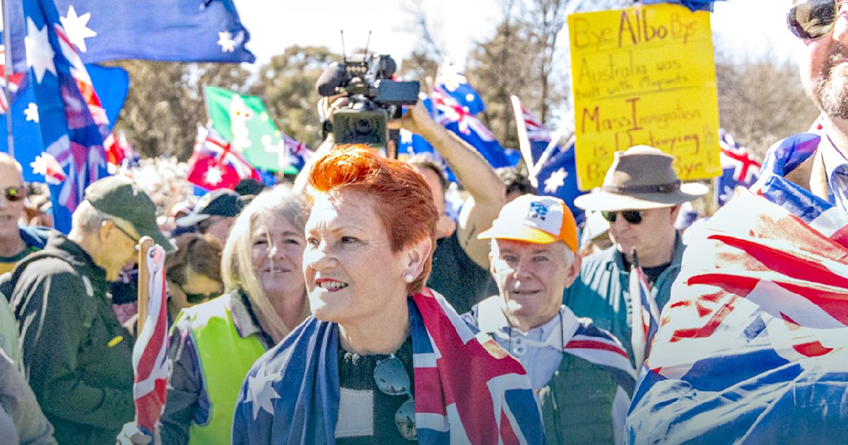 THE RIGHT THING: Australian Populist Rightwing One Nation Party Surges in the Polls, Becomes the Country’s Most Popular * The Gateway Pundit * by Paul Serran