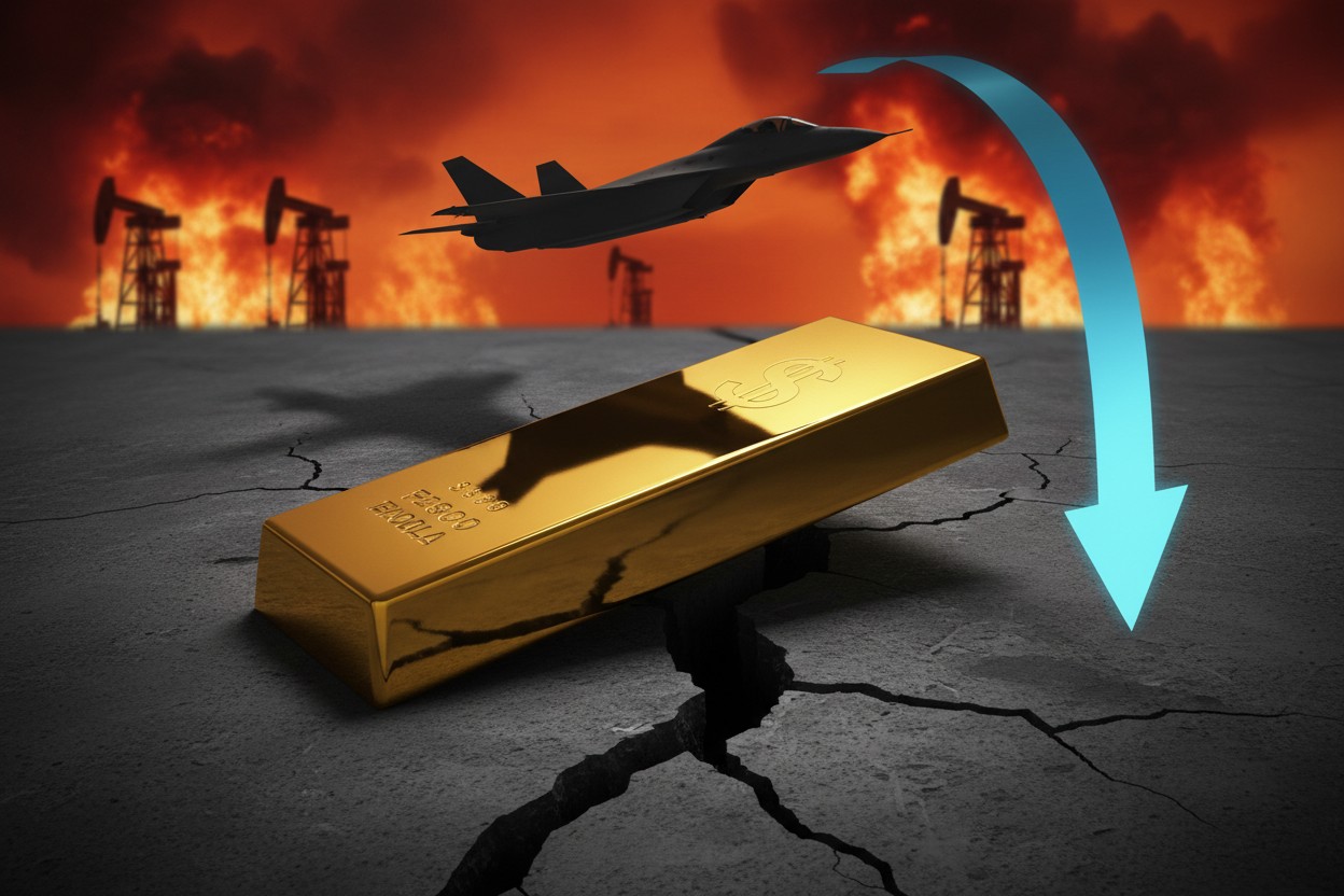 Gold Drops Nearly 2% as Middle East Tensions Fuel Rate Hike Expectations   – NaturalNews.com