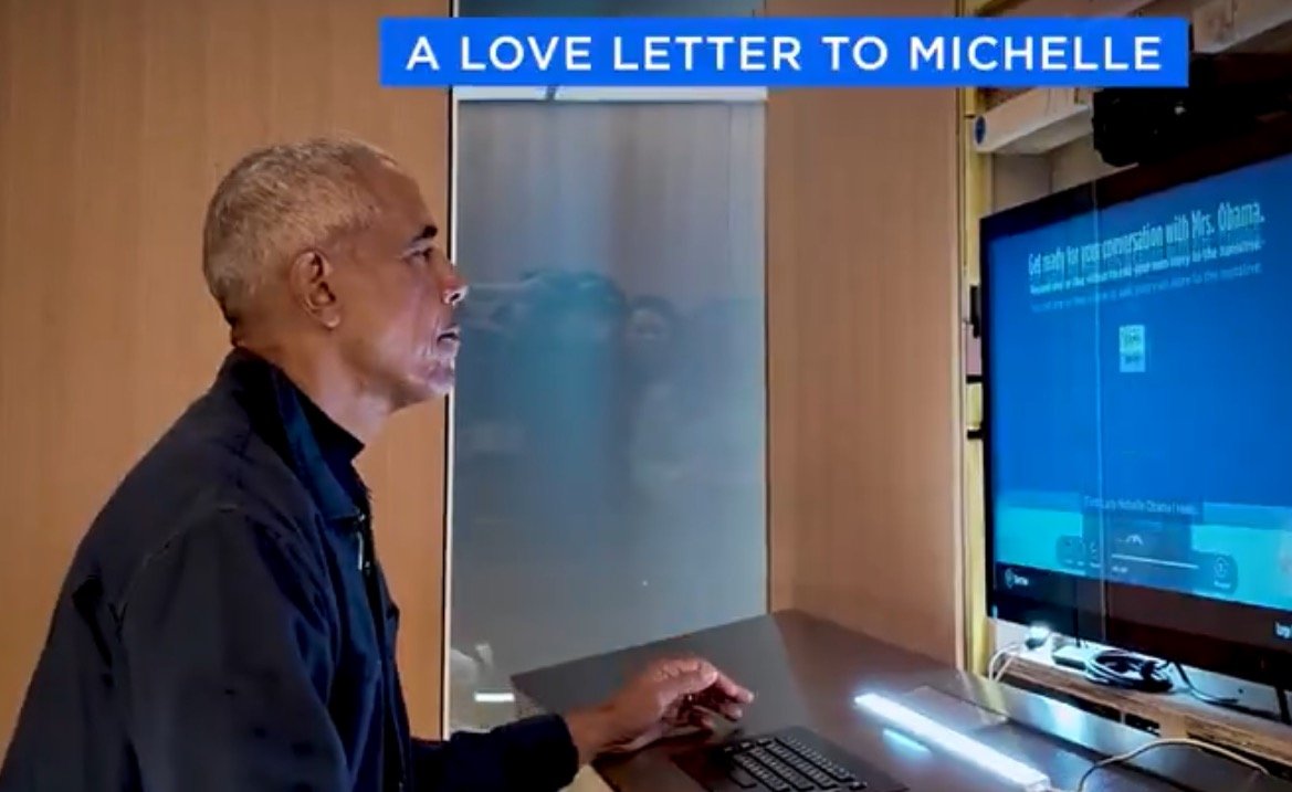 "I Have a Super Hot Wife" - Barack Obama Savaged After Releasing Love Letter to Michelle Obama to Promote Opening of Hideous Library (VIDEO) * The Gateway Pundit * by Cristina Laila