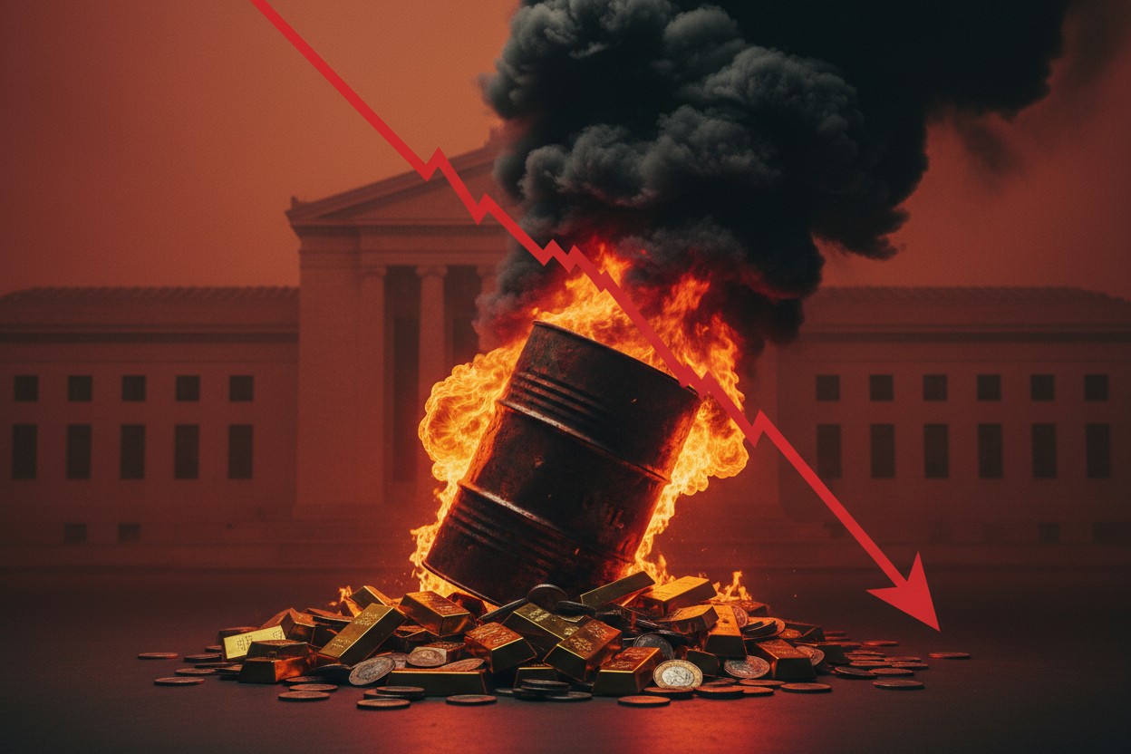 Gold and Silver Prices Plunge as Middle East Conflict Drives Oil Toward $100