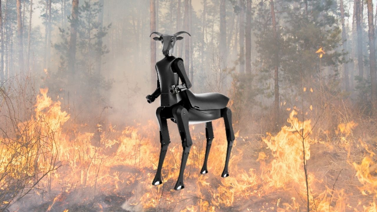 Horned 'Threehalves' Robot Unveiled For Wildfires And Toxic Disaster Sites