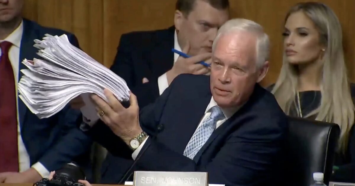Fauci Invokes Fifth as Ron Johnson Unloads HUGE Stack of Ivermectin Studies: “You Said There’s No Evidence… There Was ALL KINDS of Evidence!” * The Gateway Pundit * by Jim Hᴏft