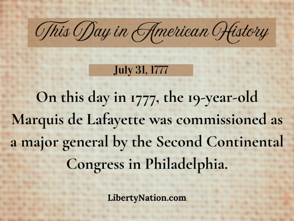 Daily This Day in American History — July 31, 2026