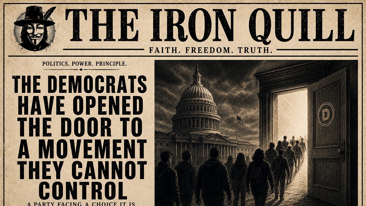 THE DEMOCRATS HAVE OPENED THE DOOR TO A MOVEMENT THEY CANNOT CONTROL