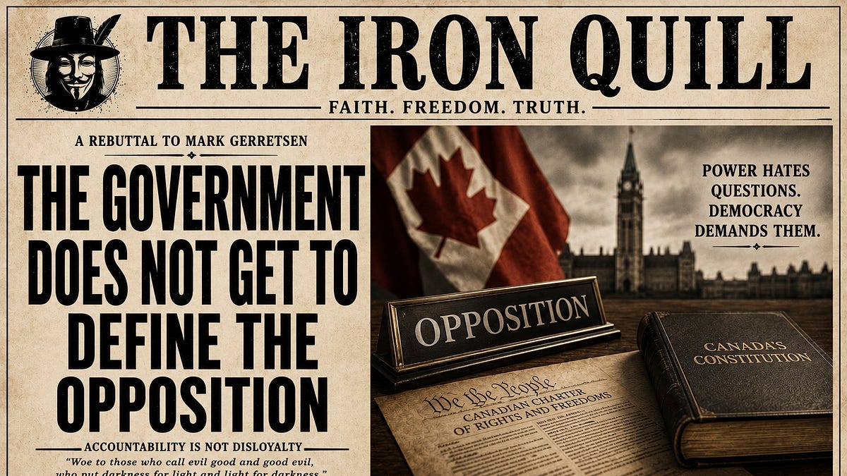 THE GOVERNMENT DOES NOT GET TO DEFINE THE OPPOSITION