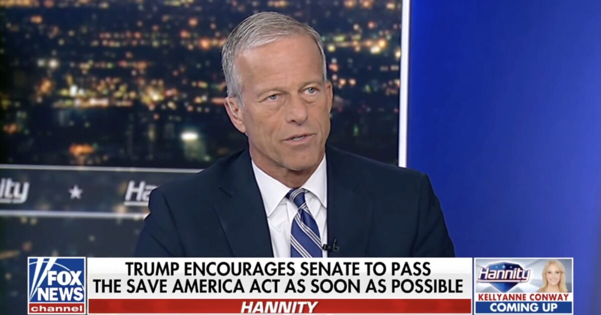 RINO John Thune Reveals at Least 15 Republican Senators Are a Hard “NO” on Nuking Filibuster to Pass SAVE America Act * The Gateway Pundit * by Jim Hᴏft