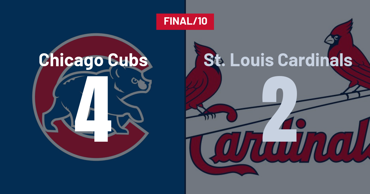 Cubs edge Cardinals 4-2 in extra-inning battle at Busch Stadium