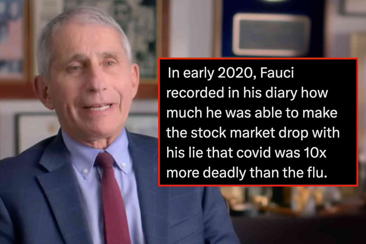 Fauci's personal diary has been released. You are not prepared for it. | Not the Bee