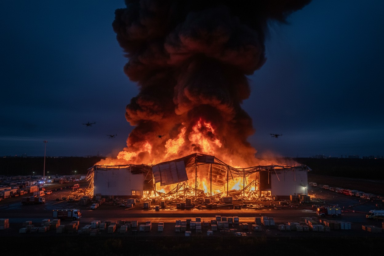 Three Injured in Ukrainian Drone Strike on Wildberries Warehouses Near St. Petersburg